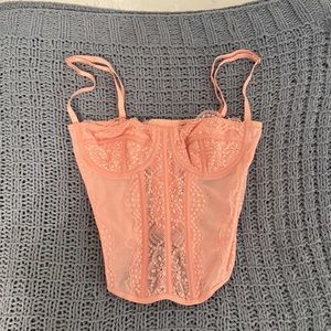NEW Pink Corset Top